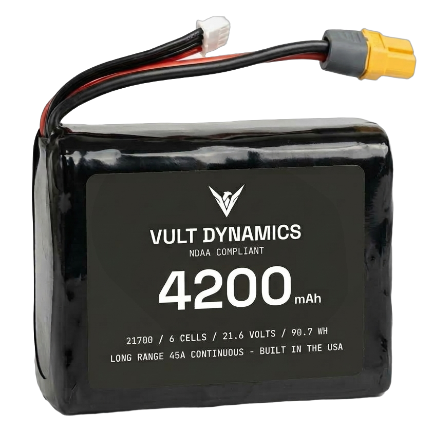 Vult Dynamics 6S1P 4200mAh Battery with Molicel P42A cells