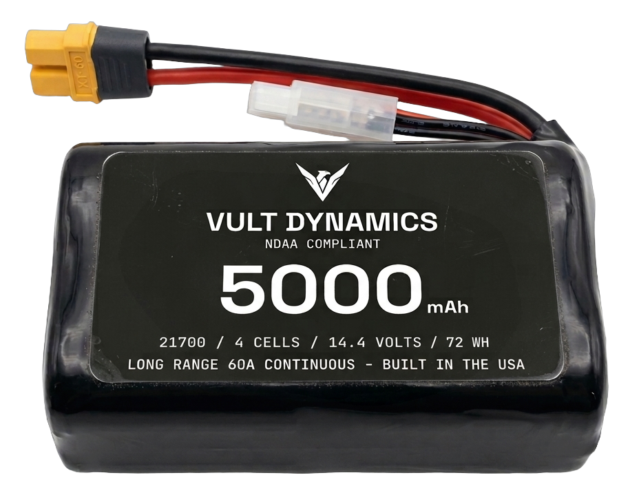 Vult Dynamics 4S1P 5000mAh Battery with Molicel P50B cells