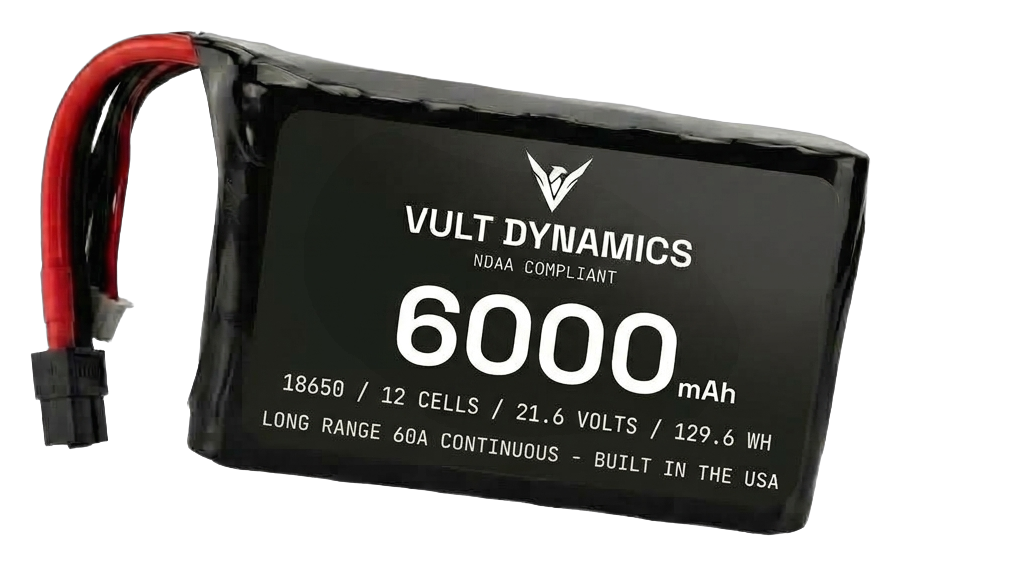 Vult Dynamics 6S2P 6000mAh Battery with Molicel P30B cells