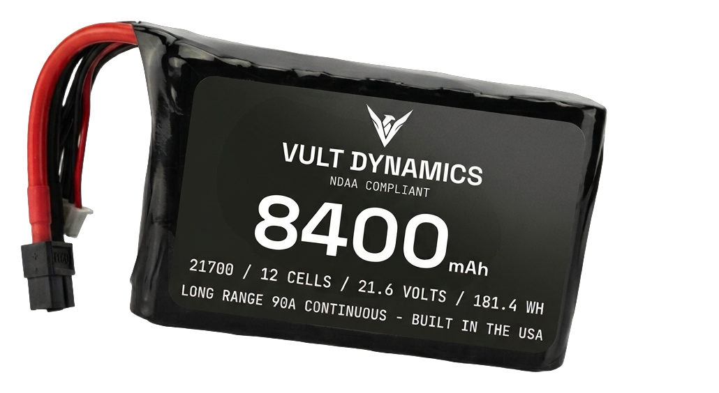 Vult Dynamics 6S2P 8400mAh Battery with Molicel P42A cells